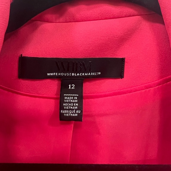 Bright Coral/Watermelon Blazer from WHBM Size 12 - Picture 3 of 3